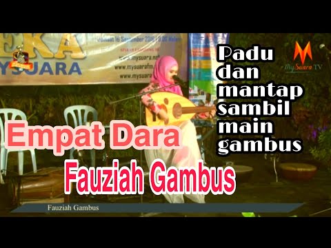 Empat Dara 2020  - Fauziah Gambus memang power nyanyi sambil main gambus Live @ Sijangkang