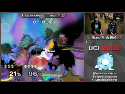 UCI Quarterly #2 - Grand Finals - MacD(Peach) vs CaptainSmuckers(Falcon)