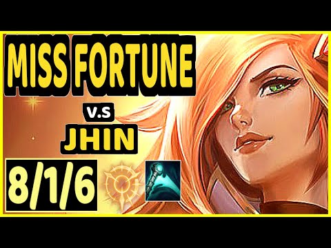 CAEDREL (MISS FORTUNE) vs JHIN - 8/1/6 KDA BOTTOM ADC CHALLENGER GAMEPLAY - EUW