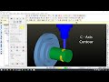 MasterCam X5 C Axis Lathe Example C Axis Contour