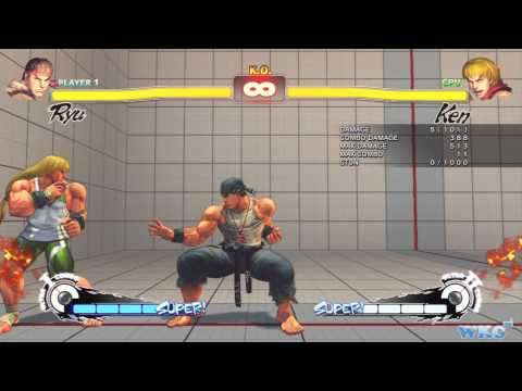 Super Street Fighter IV: AE 2012 - Ryu Full Super Meter Combo