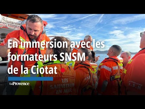La Ciotat : immersion en formation avec les sauveteurs en mer