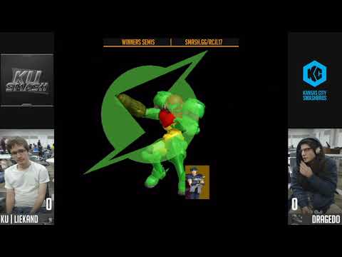 RCJL #17 SSBM - KU | Liekand (Marth) Vs. Dragedo (Samus) Winners Semis