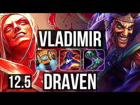VLAD vs DRAVEN (MID) | 14/1/10, Legendary, 1.3M mastery, 500+ games | BR Master | 12.5