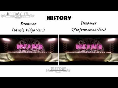 [Compare MV] Fanmade  HISTORY - Dreamer (MV Ver. & Performance ver.) [History_TH]