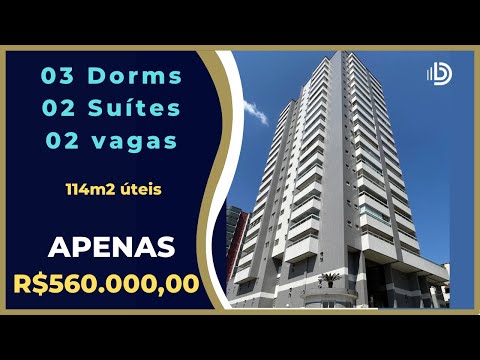 Apartamento 03 Dorms 02 suítes e 02 vagas, terraço gourmet na Ocian em Praia Grande SP #denisbrito