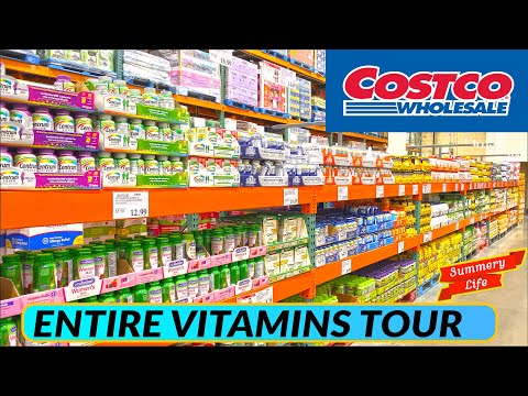 COSTCO MASSIVE VITAMINS & SUPPLEMENTS TOUR   LOOK AT MONTHLY SALES
