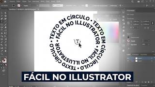Como escrever texto em círculo no illustrator