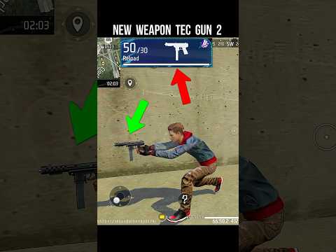 New Weapon Tec Gun 2 🔥 Free Fire New Gun TecGun2 in OB50 Update #srikantaff