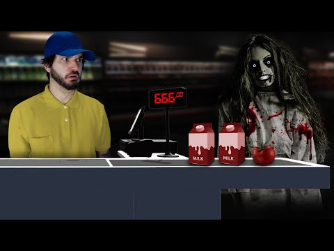 VIREI CAIXA DE SUPERMERCADO DA MADRUGADA, MAS ELE ESTÁ MAL ASSOMBRADO! - The Convenience Store