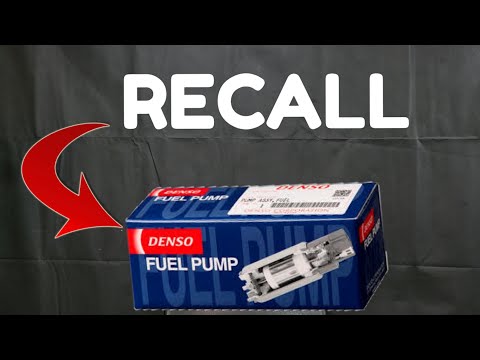 DO NOT USE Denso Fuel pump Recall