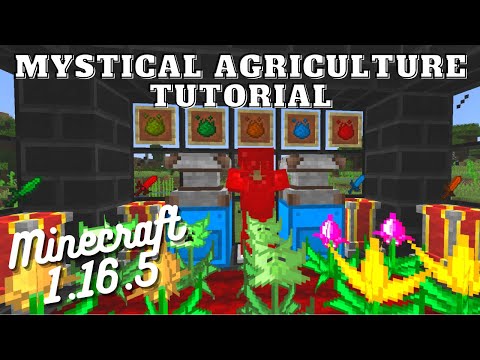 Unbelievable Mystical Agriculture Tutorial - Minecraft 1.16.5