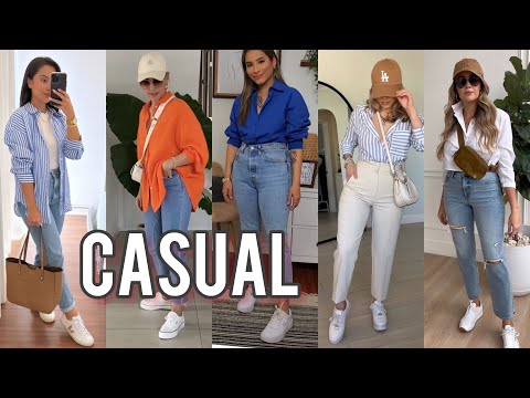MODA CASUAL 2024 Outfits LOOKS Y COMBINACIONES CASUALES PARA MUJER TENDENCIAS 2024