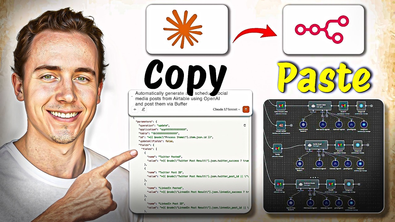 How to INSTANTLY Generate N8N Workflows Using Claude