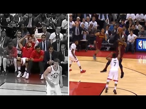 Jonas Valanciunas CAN'T BELIEVE LeBron James Making All Those Shots | Hilarious BENCH Reactions