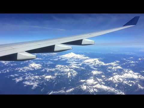 Delta Airbus A330 AWESOME Arrival Over the Rockies & SMOOTH Landing @ Seattle! Video