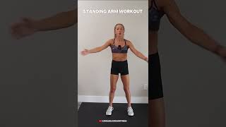 10 Min ALL STANDING ARM WORKOUT #workout #shorts #exercise