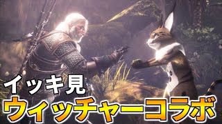 【イッキ見】モンハンワールドの「ウィッチャーコラボ」全クリアルート！