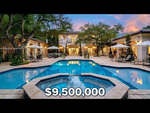 Inside a $9.5M EXCEPTIONAL CUSTOM Mediterranean Estate in Pinecrest Florida!