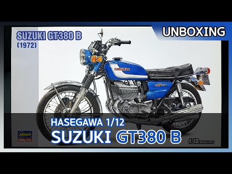 Hasegawa BK-5 1/12 Scale Model Motorcycle Kit Suzuki GT-380 B Sebring 1972 