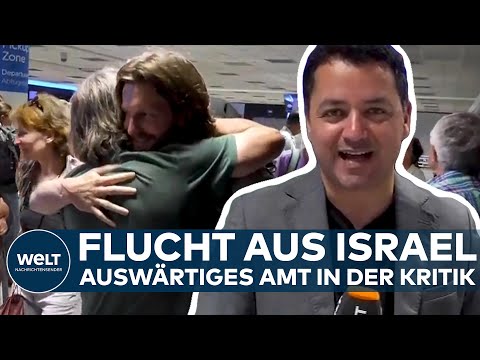 Video Thumbnail: FLUCHT AUS ISRAEL: Evakuierung selbst bezahlt – Kritik an Evakuierungsorganisation