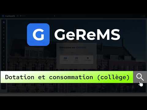 Aperçu Dotation Collège GeReMS