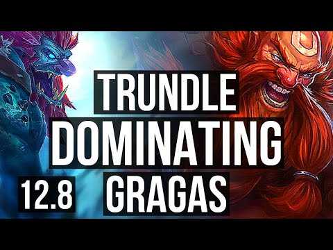 TRUNDLE vs GRAGAS (TOP) | 400+ games, Dominating | EUW Diamond | 12.8