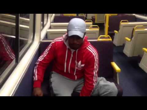 The train rapper at it again