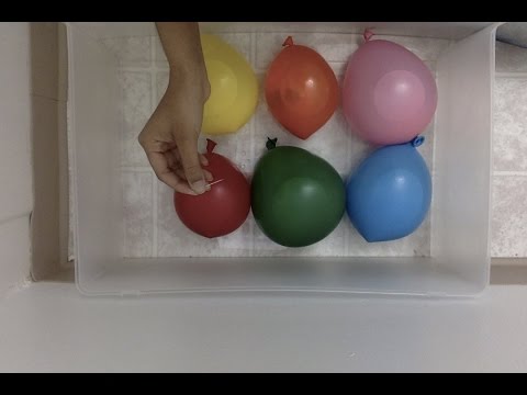 BALLOON EXPLOSION! SURPRISE TOY  inside/ Balloons Finger Family