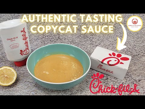 🍗How To Make Authentic Tasting - Chick-Fil-A Sauce - Copycat Chicken Sauce Recipes 🐔