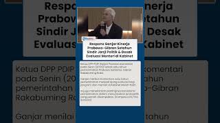 Download lagu Respons Menohok Ganjar soal Kinerja Prabowo-Gibran Setahun, Sindir Janji Politik & Evaluasi Menteri mp3