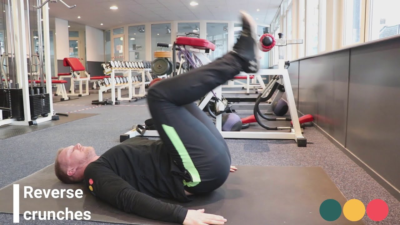 Video thumbnail: Reverse crunches