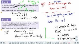 Eğitim Vadisi 11.Sınıf Fizik 6.Föy Bir Boyutta Sabit İvmeli Hareket 1 Konu Anlatım Videoları