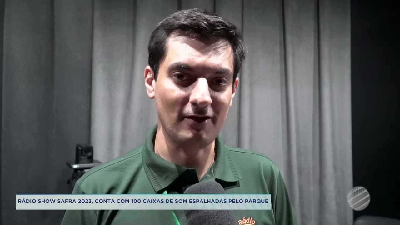 RÁDIO SHOW SAFRA ORIENTA OS VISITANTES E DESTACA EMPRESAS PARTICIPANTES DA FEIRA