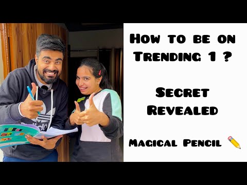 How to be on Trending #1 😍 Magical Pencil ✏️ Secret Revealed 🤫 Dushyant Kukreja #shorts #trending
