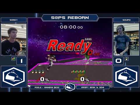 S@PS Reborn Melee Singles - Shady (Falco) vs Soupo (Pichu/Marth) - Pools Winners