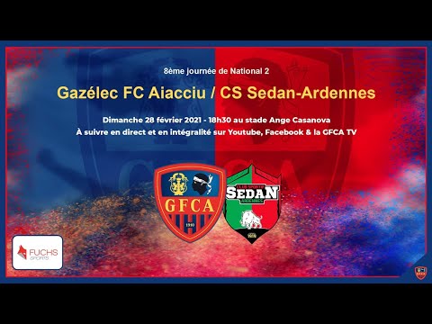 Gazélec Ajaccio / CS Sedan Ardennes - J8 National 2