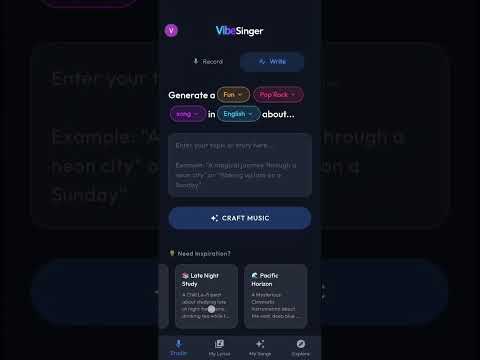 Vibe Singer video thumbnail