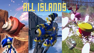 ALL CHARACTERS AND SKILLS ON ALL ISLANDS  Sonic Frontiers Update 3