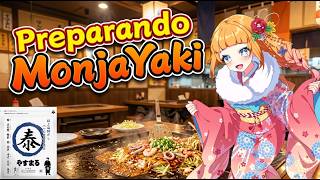 【#VtuberEspañol】¿Qué es el Monjayaki? Cocina japonesa auténtica y charla 🌸