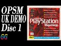 PS1 DEMO PlayStation Magazine UK Disc 1 1995