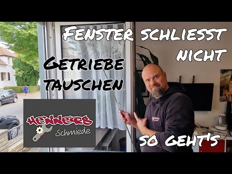 Fenster lässt sich nicht mehr schließen 😱 Reparieren und das Getriebeschloss/Schnecke tauschen.