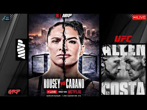 🔴MVP MMA on Netflix LIVE!!: Rousey vs Carano 👀 It’s Finally Time | Diaz vs Perry | Live Reacts