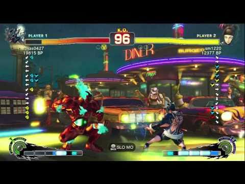 roxas0427 [Seth] vs Aoimakuhari [Chun] sm1220 [Juri] SSF4 Japanese Online Ranked Matches - TRUE-HD