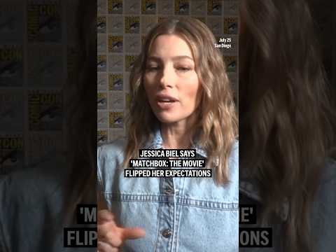Video Thumbnail: Jessica Biel says 'Matchbox: The Movie' flipped her expectations