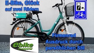 preview picture of video 'Spass Mobil E-bike City Enduro36 Volt 250 Watt 25 Km/h Handmade in Ennepetal Firmenrad'