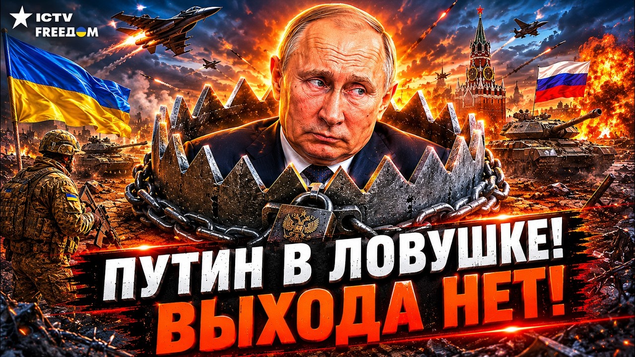 ПУТИН В СМЕРТЕЛЬНОЙ ЛОВУШКЕ, ВЫХОДА НЕТ! Продолжение войны ДОБЬЕТ РФ! Кремль 