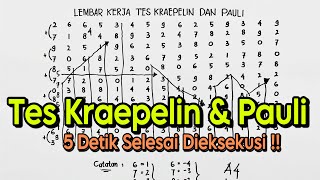 Download lagu Cara Mengerjakan Psikotes Kraepelin & Pauli mp3