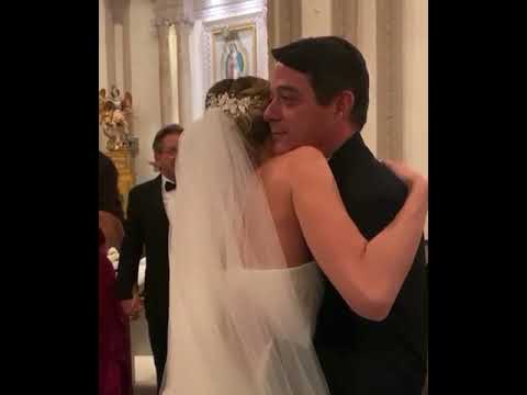 Samuel García y Mariana Rodríguez compartieron una íntima y romántica boda