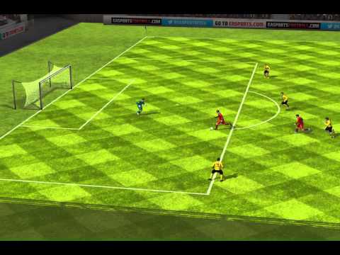 FIFA 13 iPhone/iPad - Dynamo Dresden vs. FC Bayern - Stylish goal.